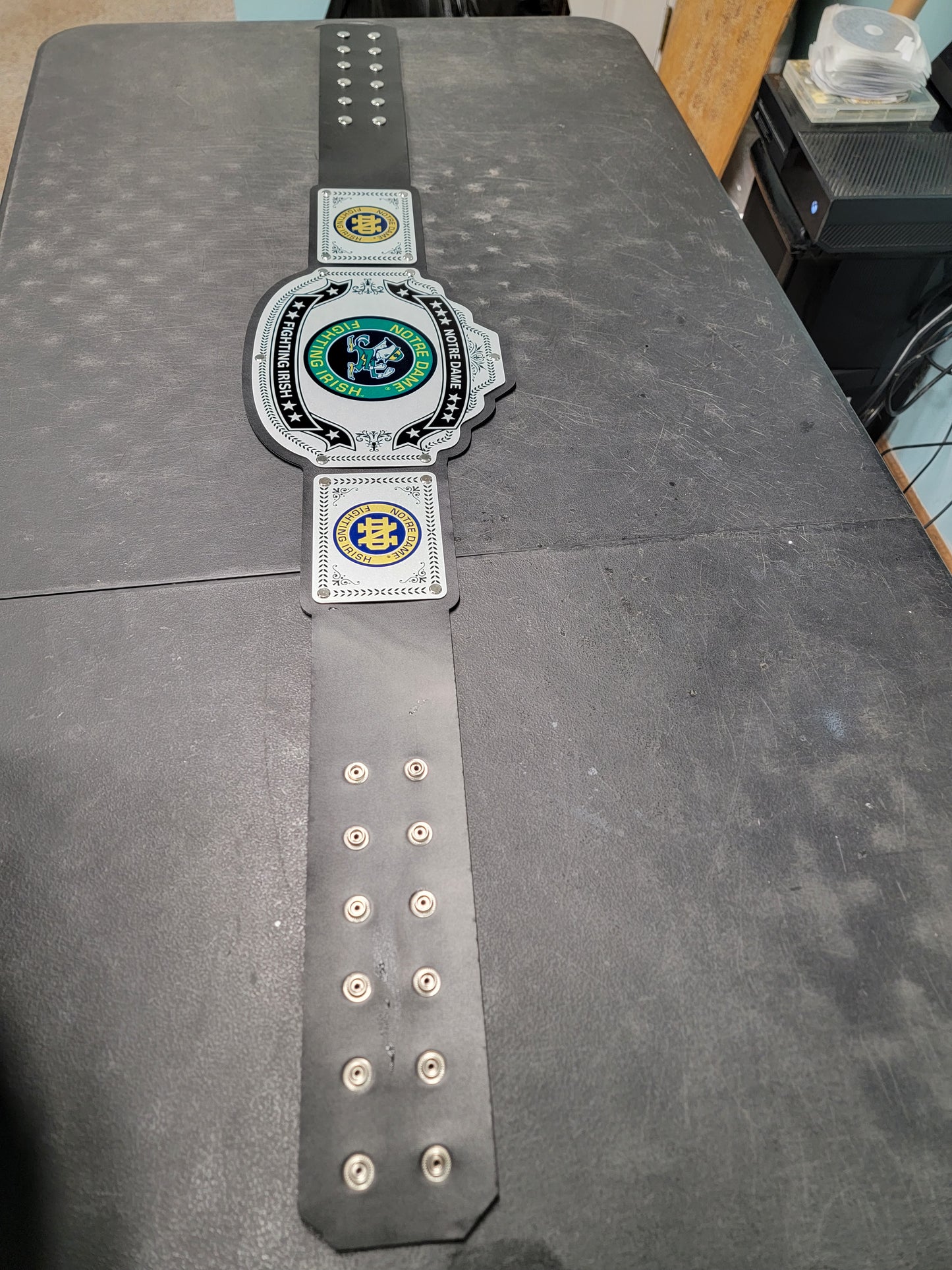 Notre Dame Fighting Irish Championship Belt  - Commander Model