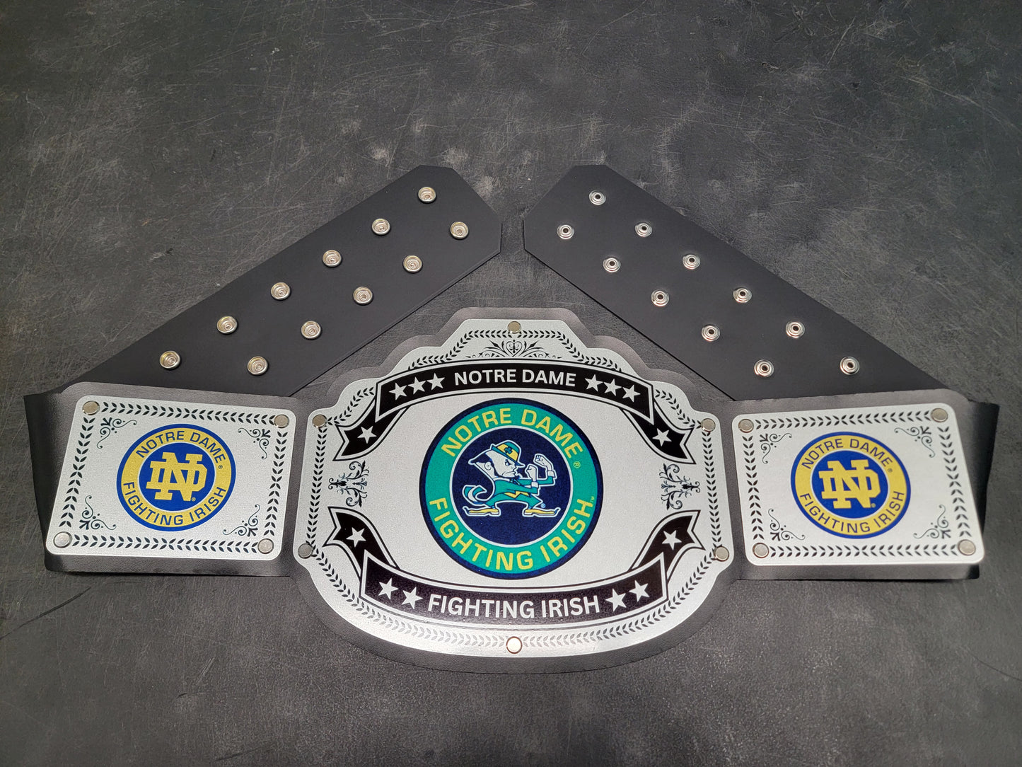 Notre Dame Fighting Irish Championship Belt  - Commander Model