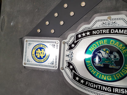 Notre Dame Fighting Irish Championship Belt  - Commander Model