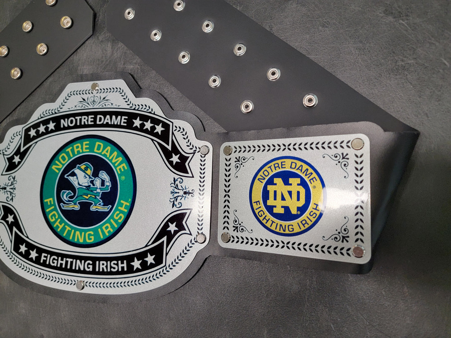 Notre Dame Fighting Irish Championship Belt  - Commander Model
